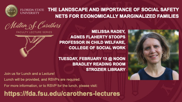 Carothers Faculty Lecture Series - Melissa Radey